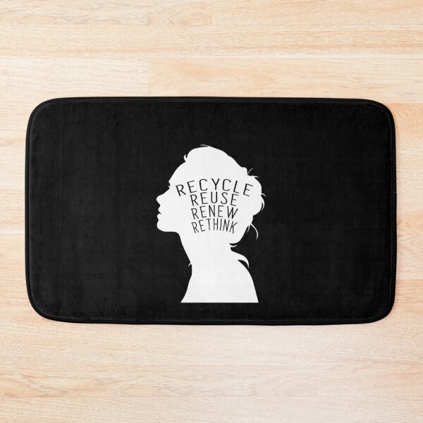Item preview, Recycle Reuse Renew Rethink face woman  designed and sold by midodesign20.