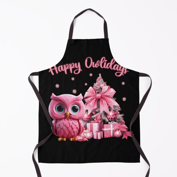 Item preview, Happy Owlidays,Christmas Owl,Christmas Pink designed and sold by BotunPeony.