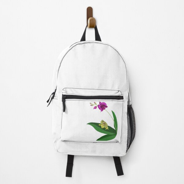 Item preview, Australian Green Tree Frog on Cooktown Orchid designed and sold by Anne Fries.