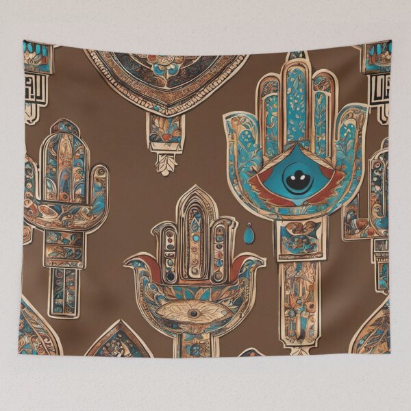 Item preview, Hamsa hand , protection, lucky, symbolical designed and sold by Lucky 777.
