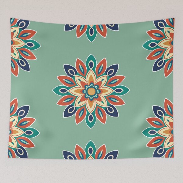 Item preview, Simple Floral Rangoli Art designed and sold by Jollys-ArtShop.