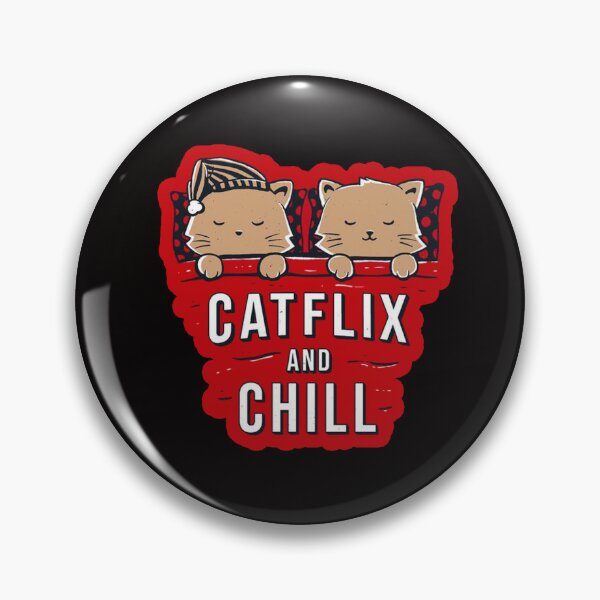 Item preview, catflix and chill designed and sold by Ratatatts.