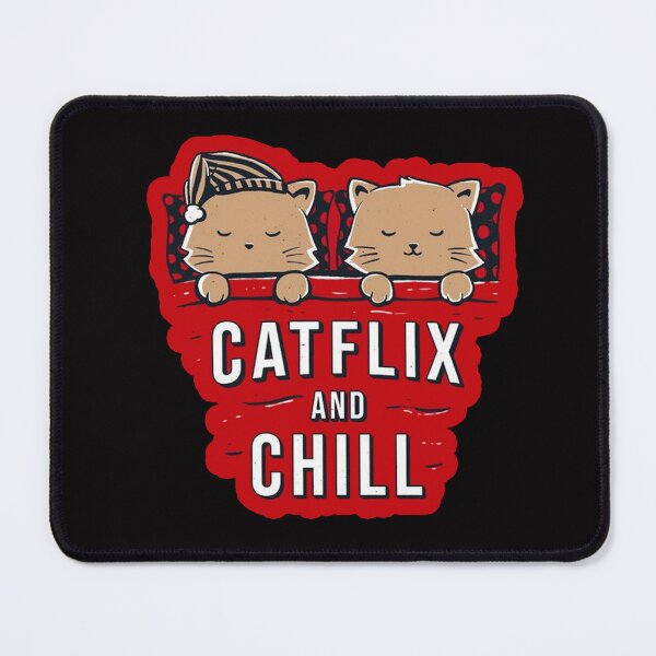 Item preview, catflix and chill designed and sold by Ratatatts.