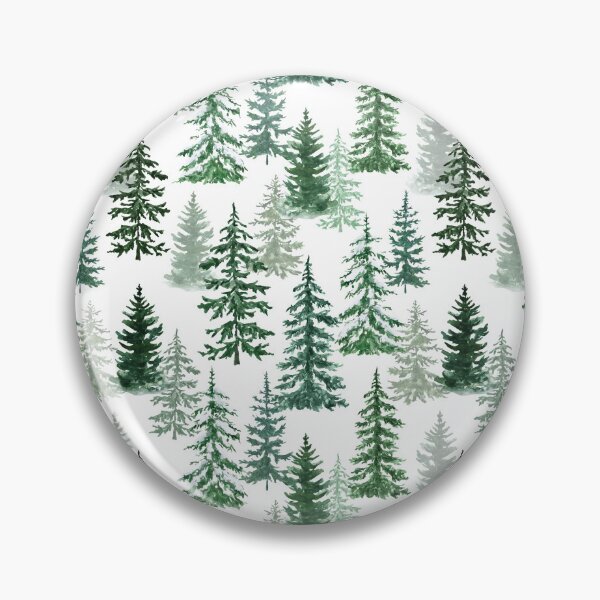 Item preview, Pine Trees Holiday Pattern  designed and sold by LionessLove.