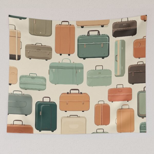 Item preview, Suitcase Pattern designed and sold by purelypatterns.