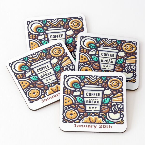 Item preview, Jan 20th - Coffee Break Day designed and sold by CrankyOldDude.