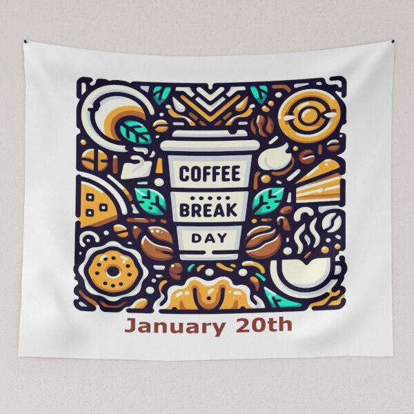 Item preview, Jan 20th - Coffee Break Day designed and sold by CrankyOldDude.
