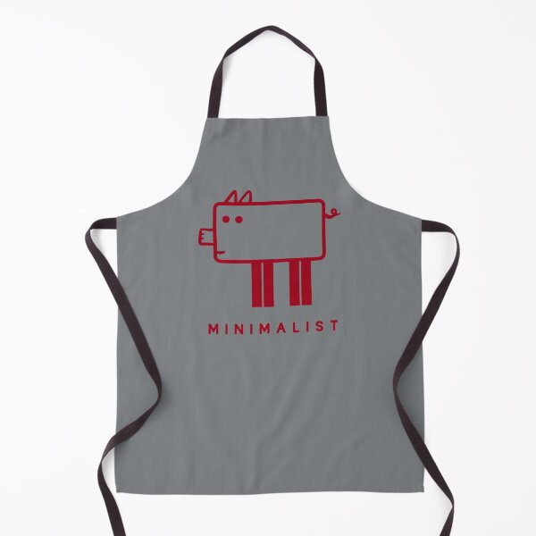 Item preview, Minimalist, geometry design of a pig in red ink designed and sold by martodesign.