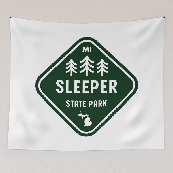 Item preview, Sleeper State Park Michigan Rhombus designed and sold by bivenart.