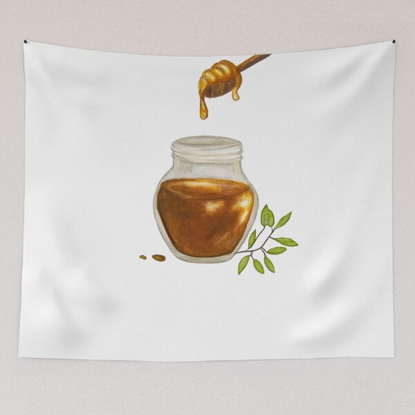 Item preview, Greek honey - food illustration designed and sold by the little fennec.