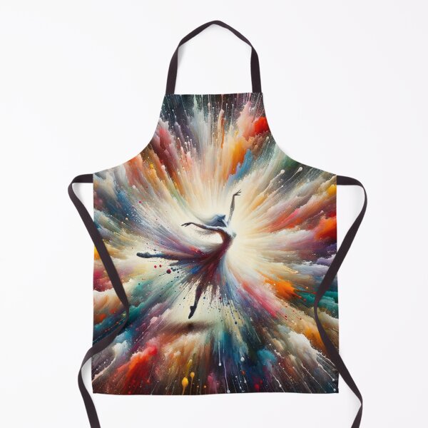 Item preview, Burst of color ballerina designed and sold by TheScruffyGoose.