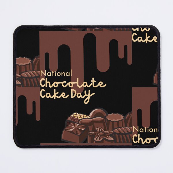 Item preview, National Chocolate Cake Day designed and sold by Simo0455.