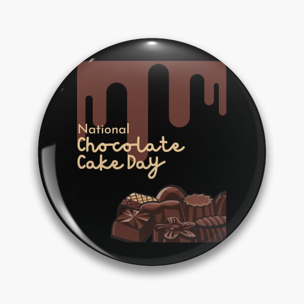 Item preview, National Chocolate Cake Day designed and sold by Simo0455.