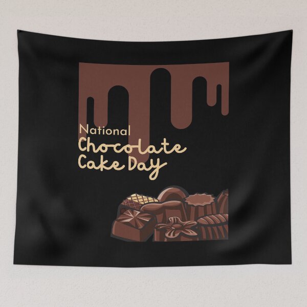 Item preview, National Chocolate Cake Day designed and sold by Simo0455.
