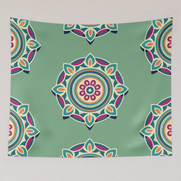 Item preview, Simple Floral Rangoli Design designed and sold by Jollys-ArtShop.