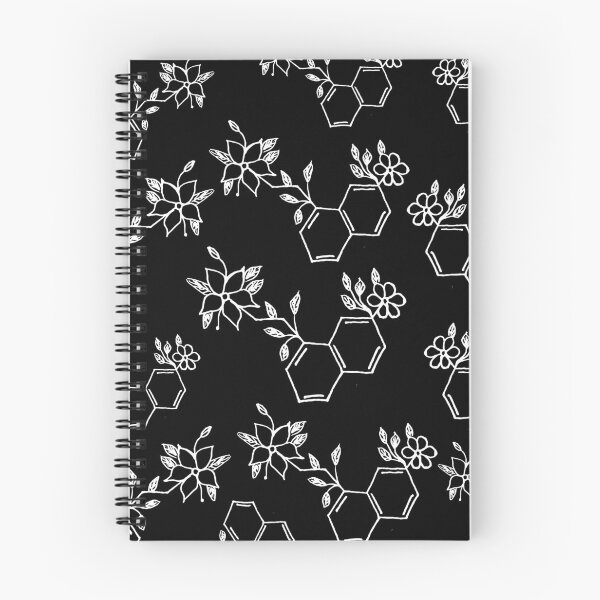 Item preview, Chemistry lovers chemical compounds and flowers patterns designed and sold by Safa Reda.