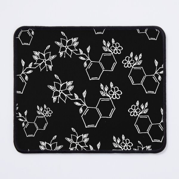 Item preview, Chemistry lovers chemical compounds and flowers patterns designed and sold by Safa  Reda.