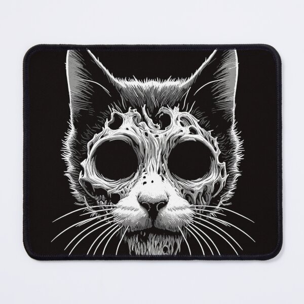 Item preview, Horror skull cat designed and sold by gittuska11.