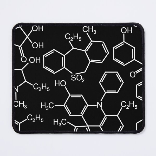 Item preview,  Chemistry lovers chemical compounds patterns designed and sold by Safa  Reda.