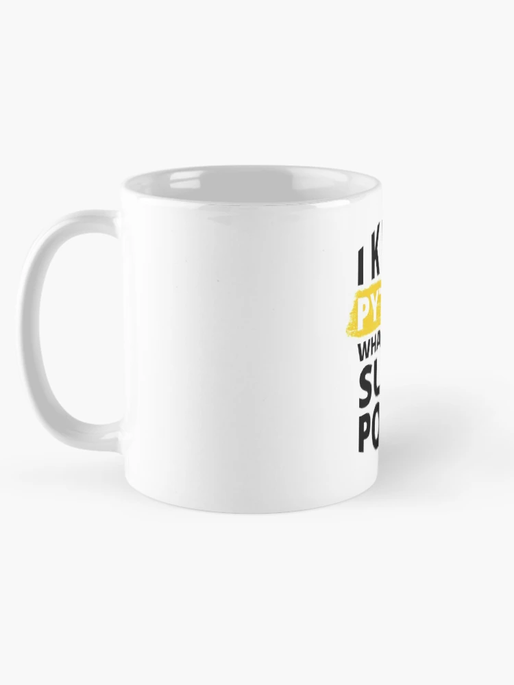 Thumbnail 5 of 6, Coffee Mug, I Know Python - Funny Programming Jokes - Light Color designed and sold by Programming Jokes.