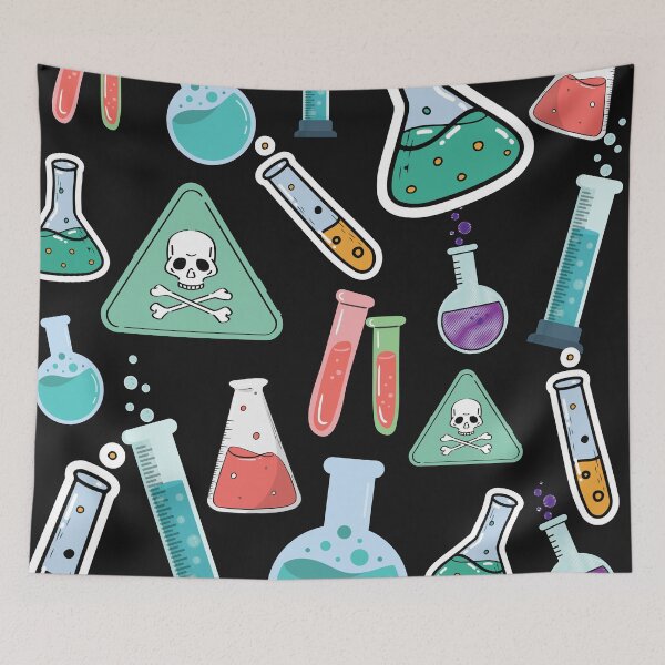 Item preview, Copy of  Chemistry lovers chemical tools patterns designed and sold by Safa  Reda.