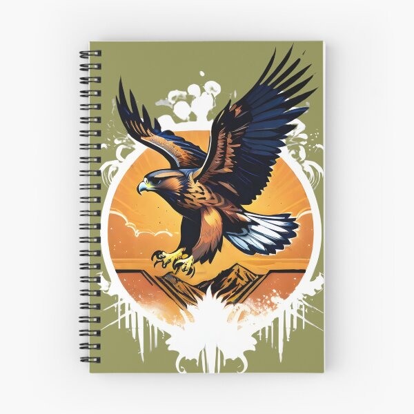 Item preview, "Majestic Hawk Soaring - Wildlife Illustration T-Shirt" designed and sold by ArtistKunal123.