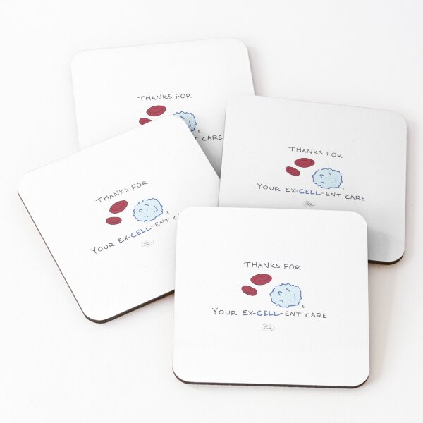 Item preview, Thanks for your ex-cell-ent care - punny encouragements designed and sold by Pxycrafts.