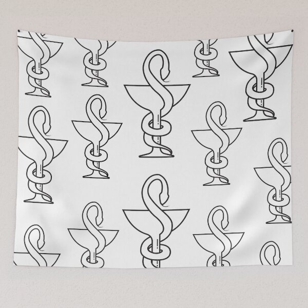 Item preview, Chemistry lovers pharmacy logo patterns designed and sold by Safa  Reda.
