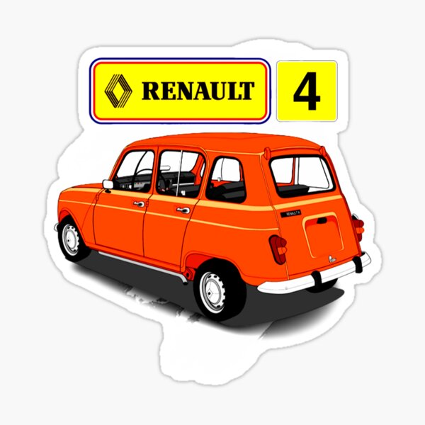 Renault R4 Stickers for Sale