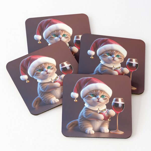 Item preview, Festive Feline Frazzle: An Anxious Kitty's New Year designed and sold by HarbeShop.