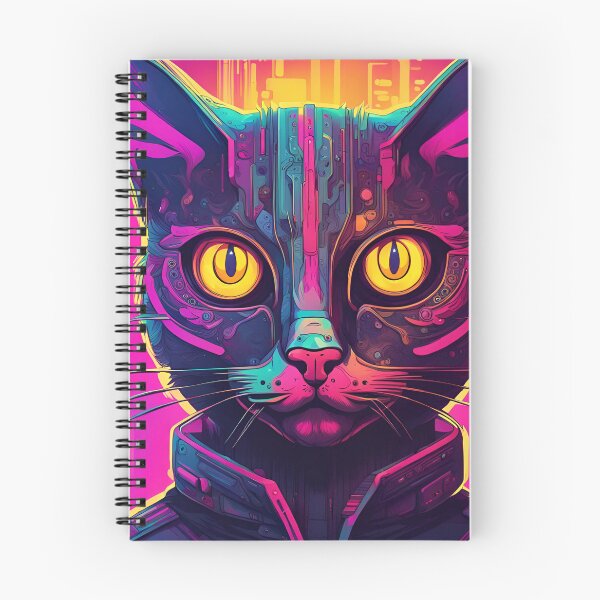 Item preview, Psychedelic Cyber Cat designed and sold by PC-artist.
