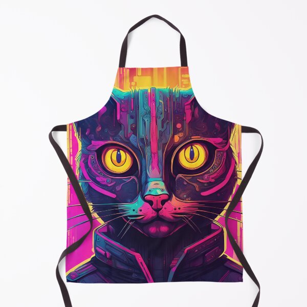 Item preview, Psychedelic Cyber Cat designed and sold by PC-artist.