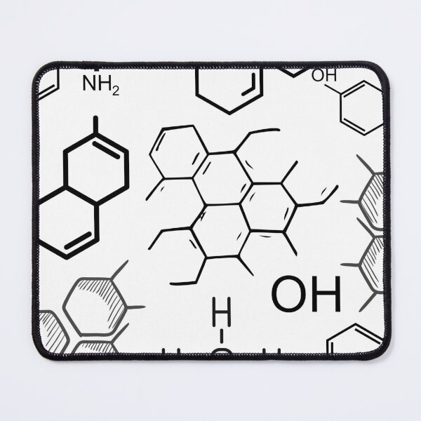 Item preview, Chemistry lovers chemical compounds patterns designed and sold by Safa  Reda.