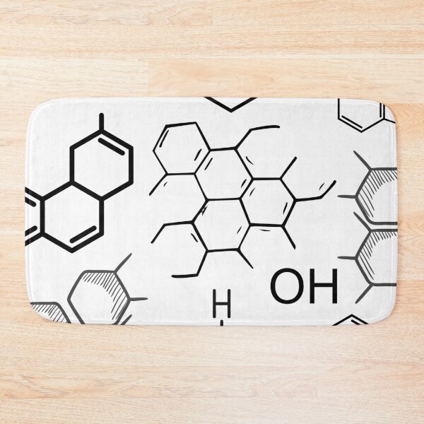Item preview, Chemistry lovers chemical compounds patterns designed and sold by Safa  Reda.