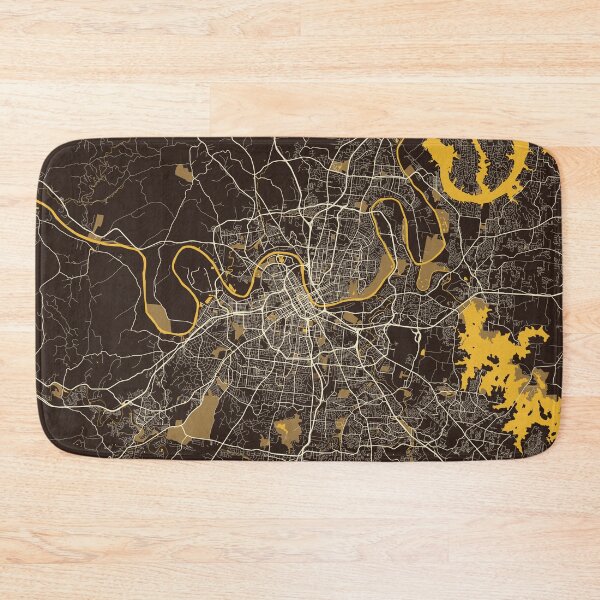 Item preview, Nashville City Map of Tennessee, USA - Pastel designed and sold by deMAP.
