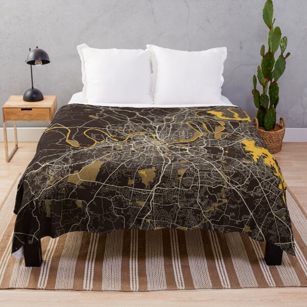Item preview, Nashville City Map of Tennessee, USA - Pastel designed and sold by deMAP.