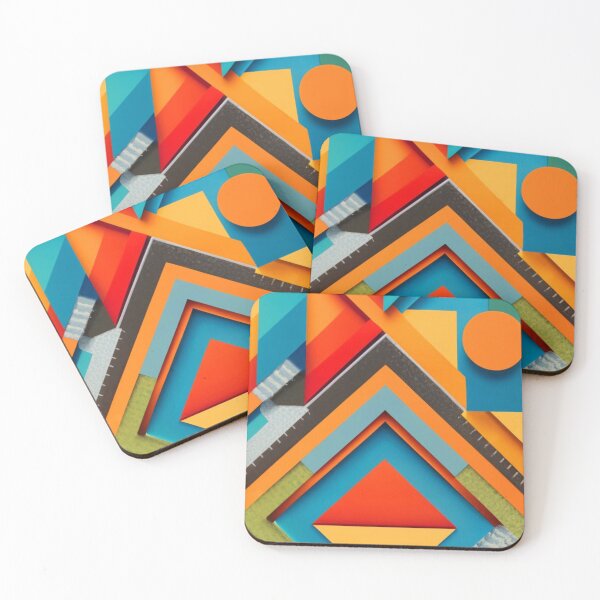 Item preview, Abstract Harmony in Shapes and colors designed and sold by HG-Creation-Design.