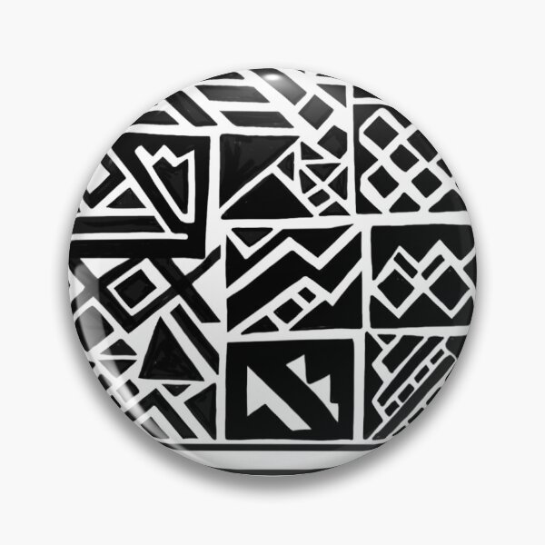 Item preview, Black and white graphic pattern, Morocco inspired designed and sold by janara-studio.