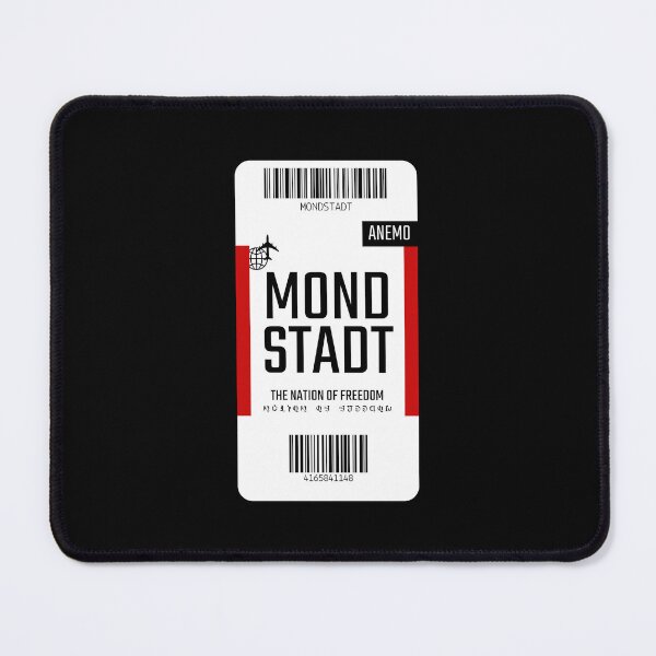Item preview, Mondstadt Airplane Ticket Genshin Impact designed and sold by pagan-mouse.