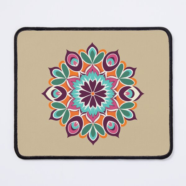 Item preview, Vibrant Floral Rangoli Design designed and sold by Jollys-ArtShop.