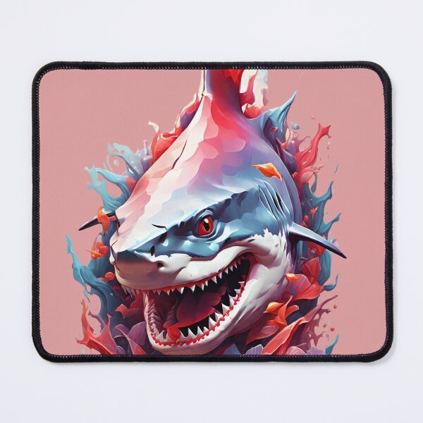 Item preview, "Scary: Menacing Shark Illustration T-Shirt" designed and sold by ArtistKunal123.
