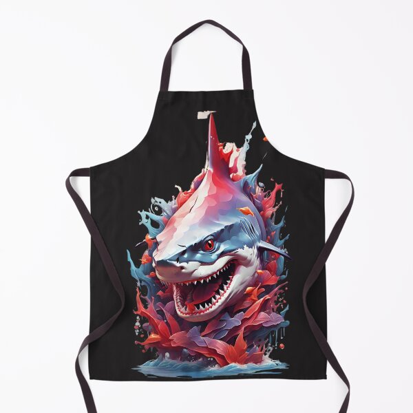 Item preview, "Scary: Menacing Shark Illustration T-Shirt" designed and sold by ArtistKunal123.