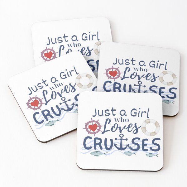 Item preview, Just a girl who loves cruises designed and sold by Cakedecorcairns.