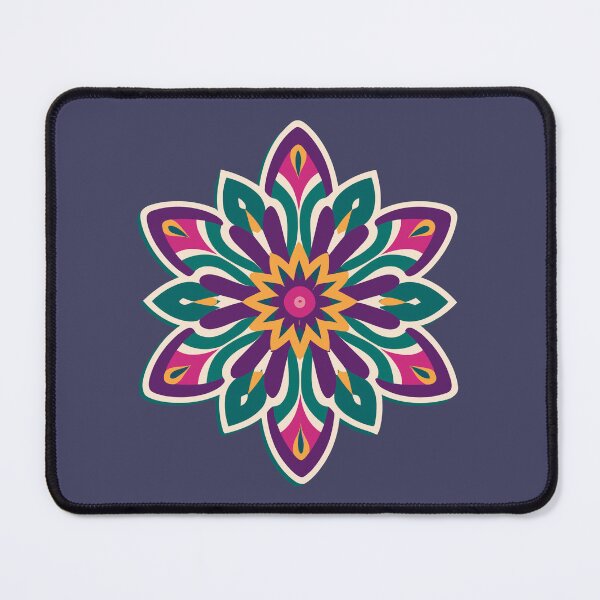 Item preview, Vintage Indian Floral Rangoli Design designed and sold by Jollys-ArtShop.