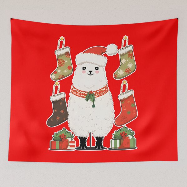 Item preview, Christmas Alpaca designed and sold by kaii572519.