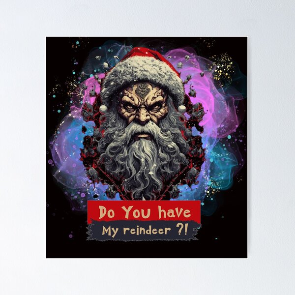 Reinder Christmas Posters for Sale | Redbubble