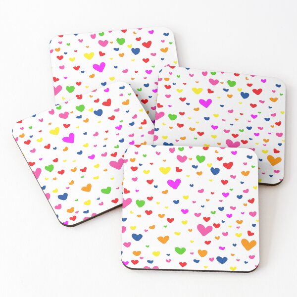 Item preview, Hearts in all colors designed and sold by JustStraight.