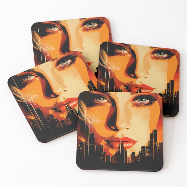 Item preview, Vintage illustration in the style of Art Deco glamor designed and sold by Mic-Poster.