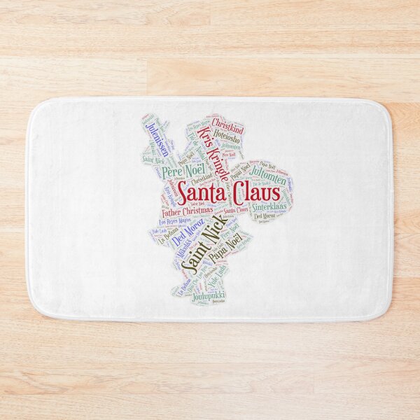 Item preview, Santa Claus Wordcloud for Lighter Backgrounds designed and sold by WordsYouLove.