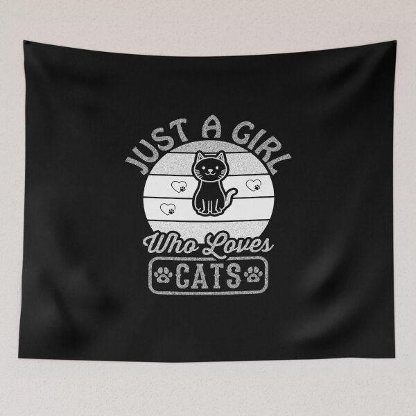 Item preview, Just a Girl Who Loves Cats Funny #2 designed and sold by creativerooney.